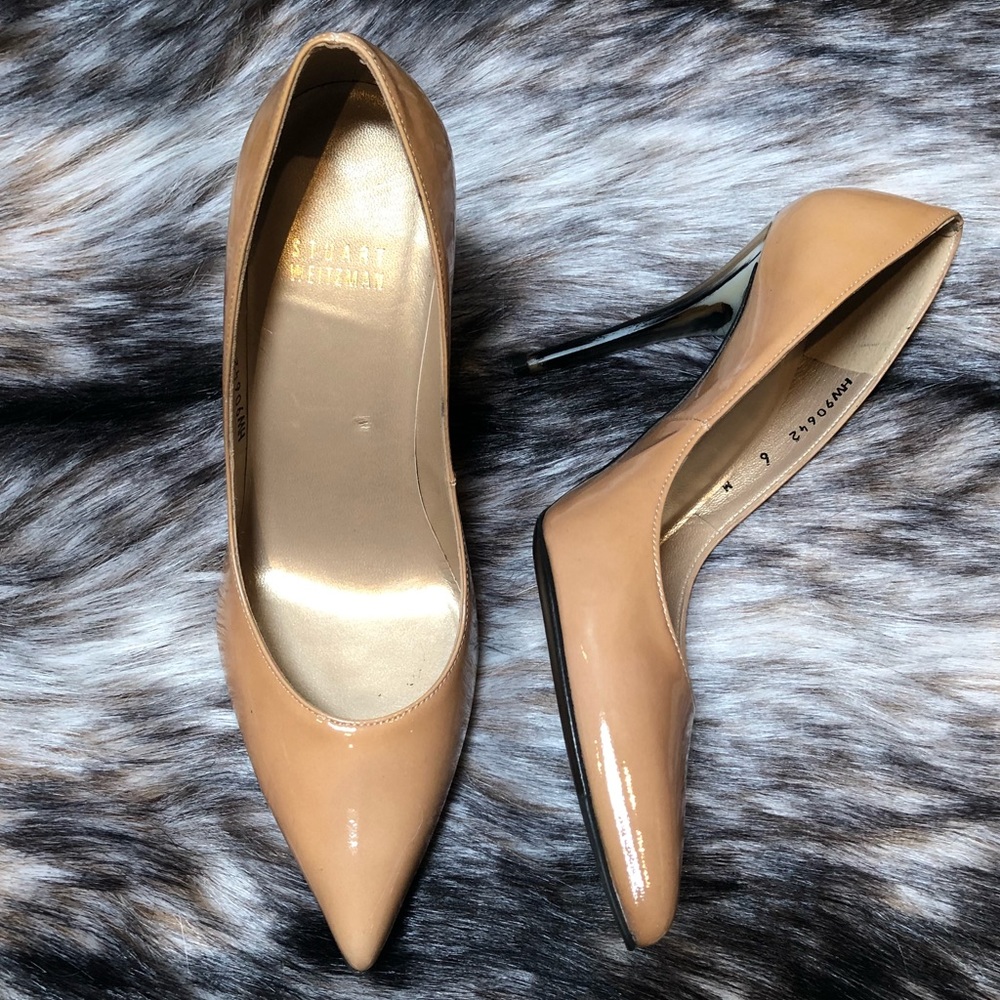 Stuart Weitzman Naughty Adobe Aniline Pumps